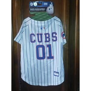 Chicago Cubs dog team jersey size large